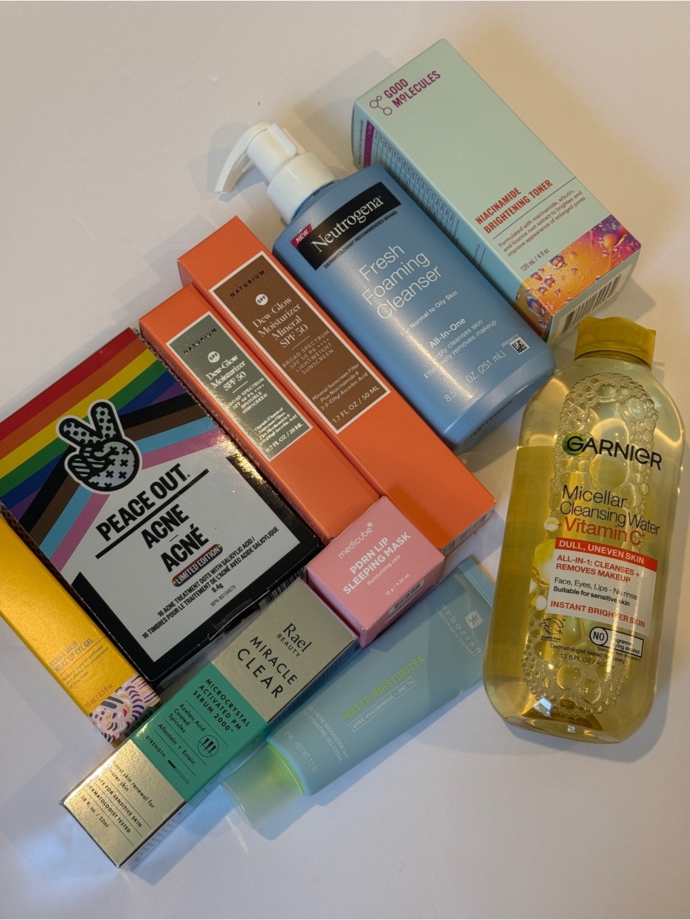 Drugstore skincare set